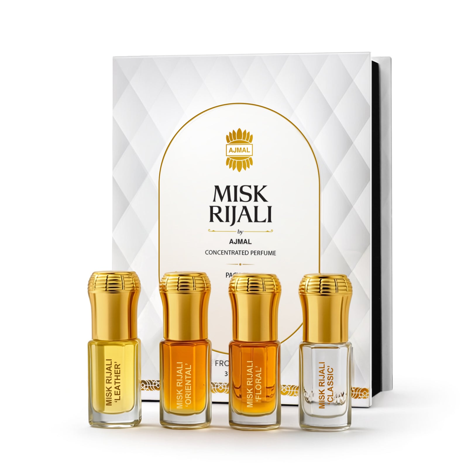 Misk Rijali Gift Set for Unisex Pack of 4 (3 ml each)