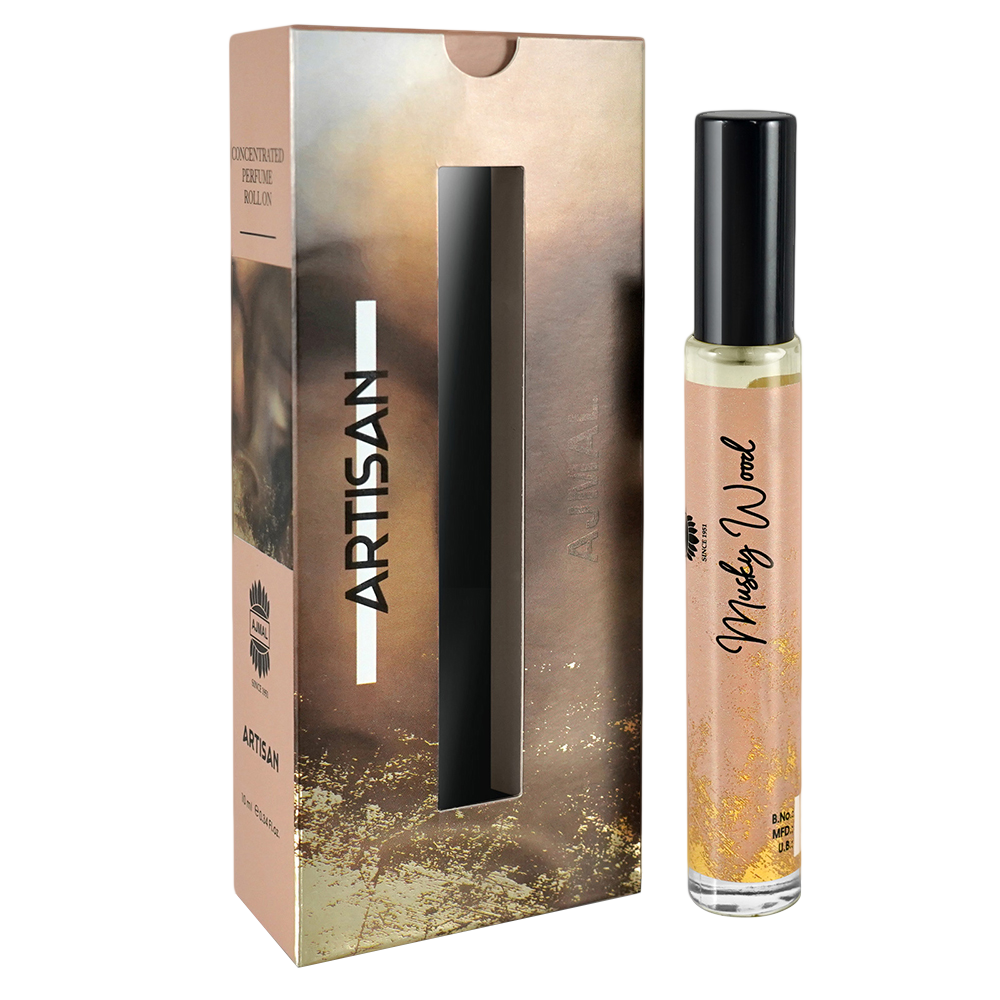 ARTISAN - MUSKY WOOD Non-Alcoholic Concentrated Perfume Long Lasting Attar For Men - 10 ML