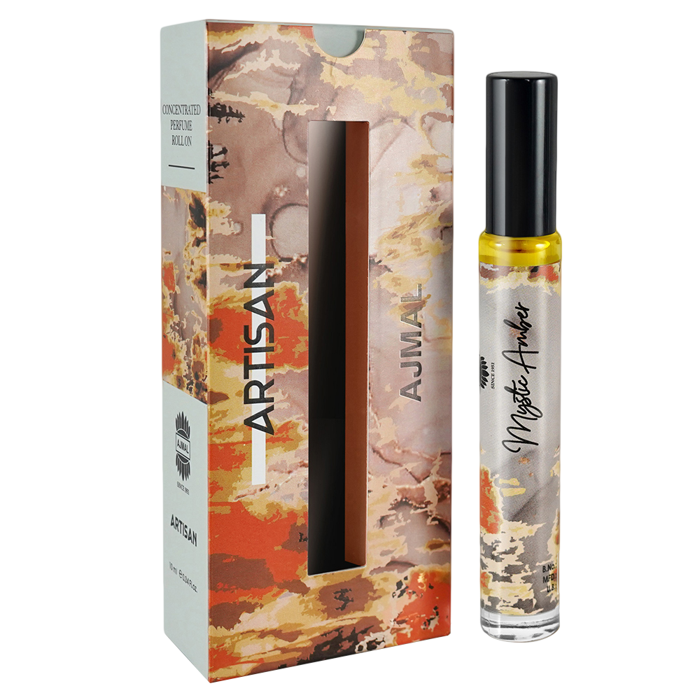 ARTISAN - MYSTIC AMBER Non-Alcoholic Concentrated Perfume Long Lasting Attar For Unisex- 10 ML