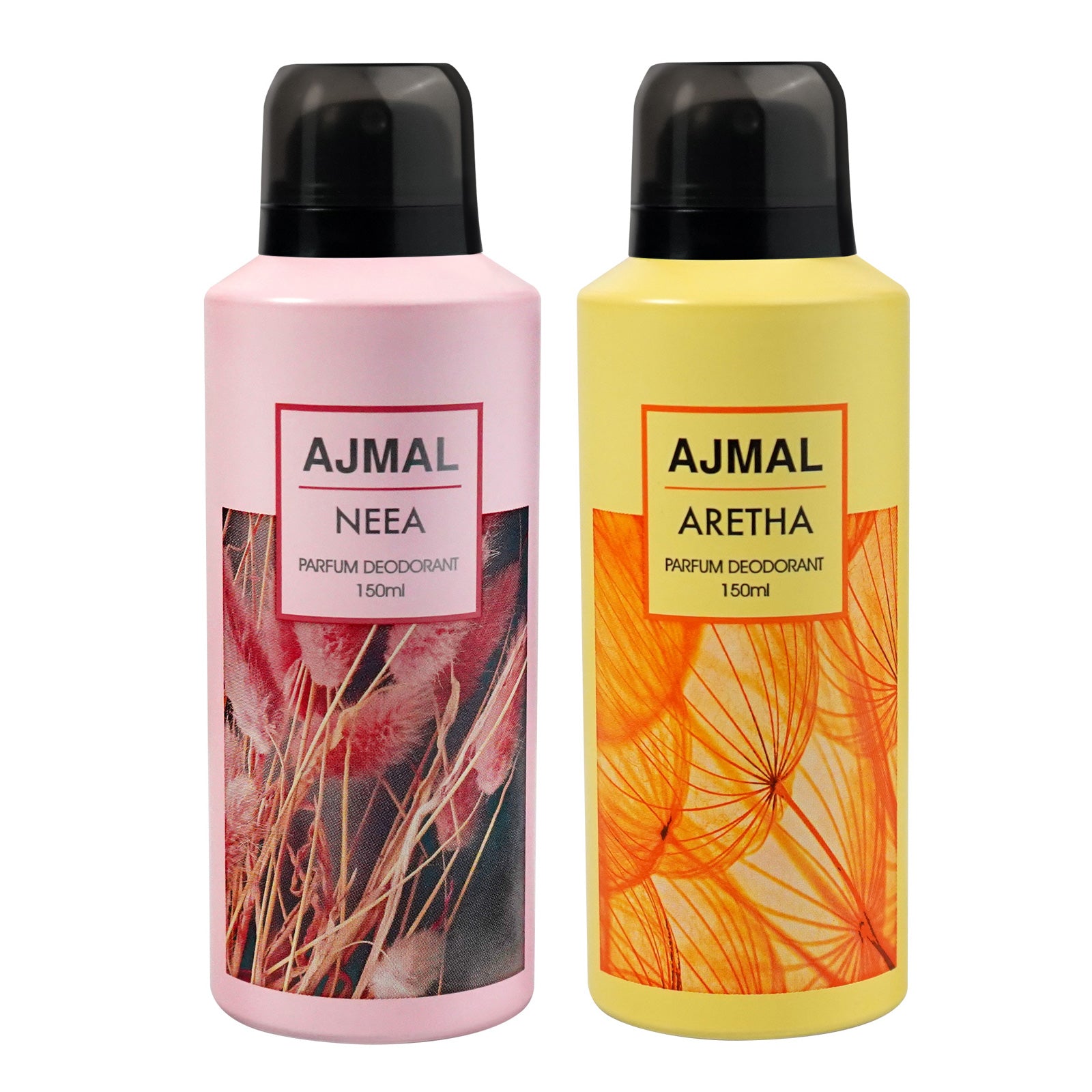 Neea and Aretha Deodorant Perfume 150ML Each Long Lasting Spray Party Wear Gift For Women