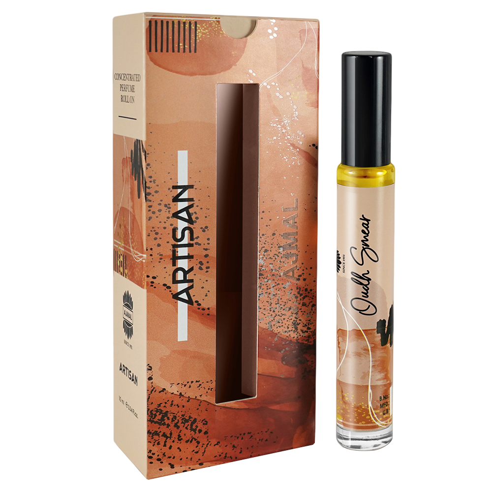 ARTISAN - OUDH SMEAR Non-Alcoholic Concentrated Perfume Long Lasting Attar For Men - 10 ML