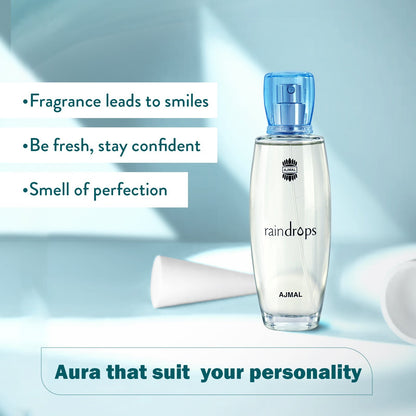 fresh and fruity perfumes​ ​- RAIN DROPS EDP Perfume 50ML for Women from Ajmal Perfumes