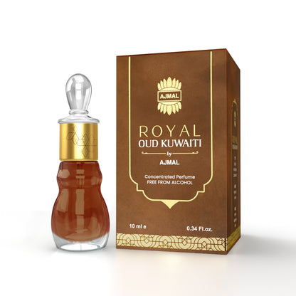ajmal oudh attar​ - ROYAL-OUD-KUWAITI Non-Alcoholic Attar 10ML for Unisex from Ajmal Perfumes