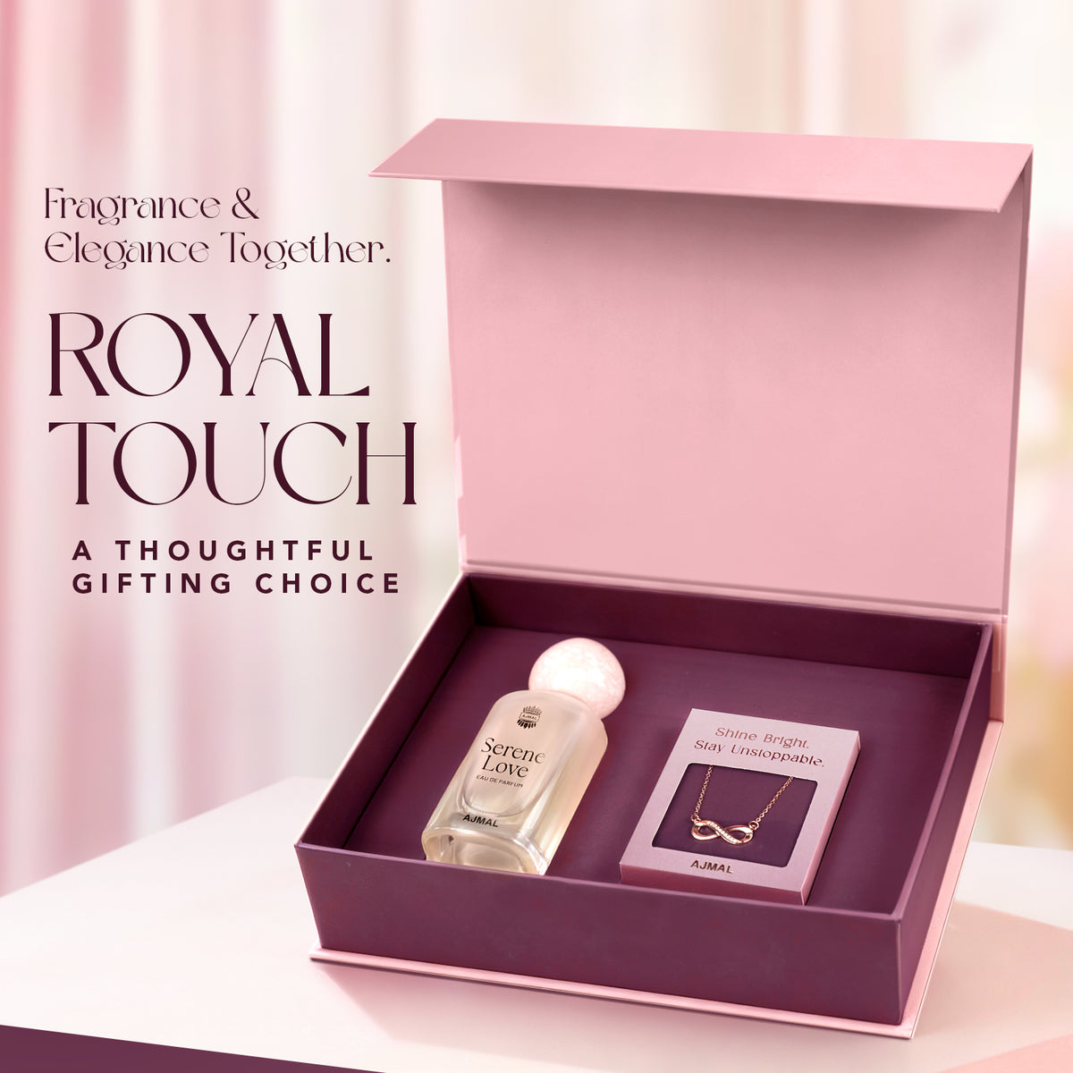 Royal Touch Fragrance Giftset for her with Jewel