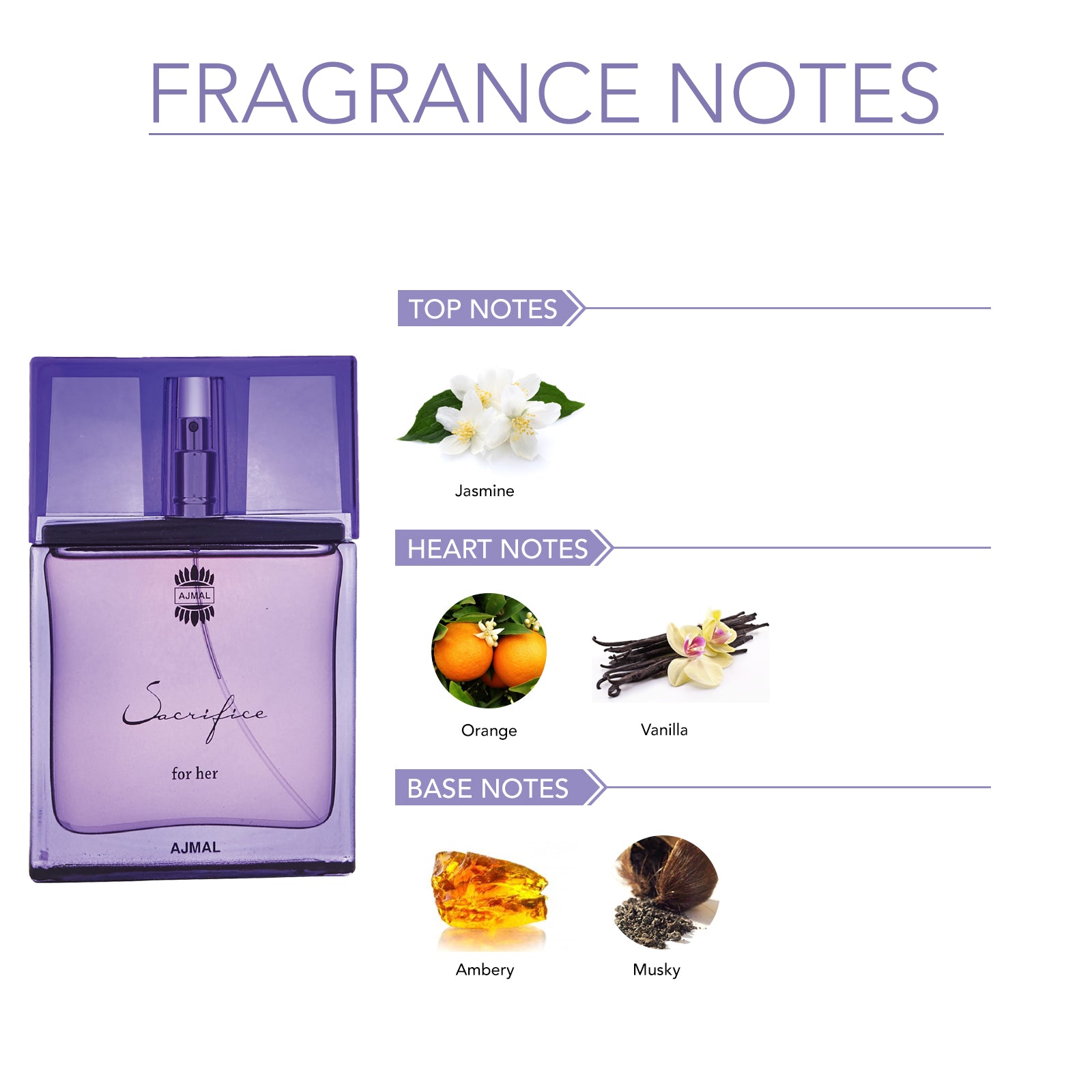 Sacrifice For HER Eau de Parfum Perfume 50ML For Women