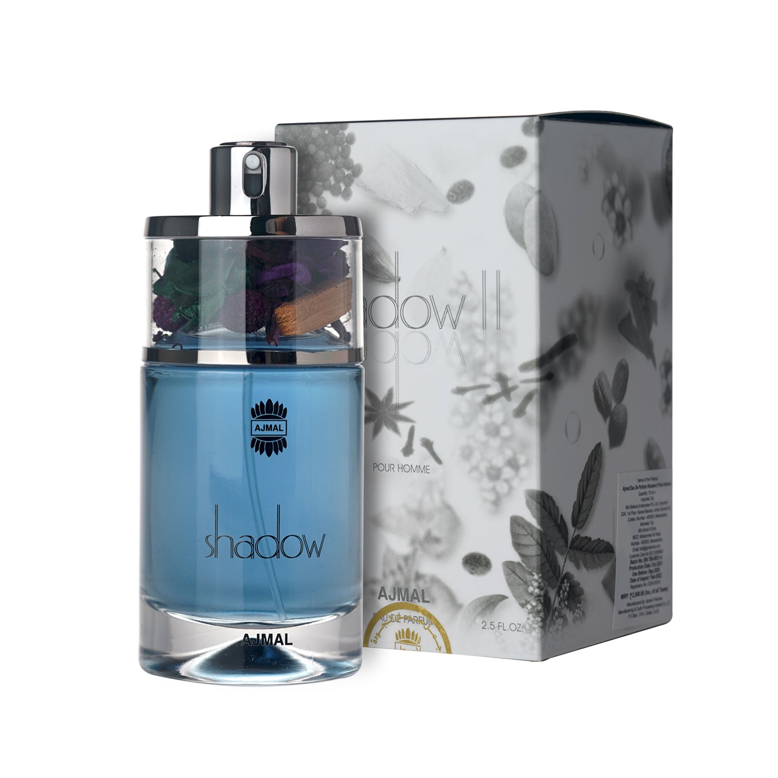Shadow Cologne Shadow Homme - Citrus, Spicy, Floral, Amber Perfume for Men – Ajmal ...