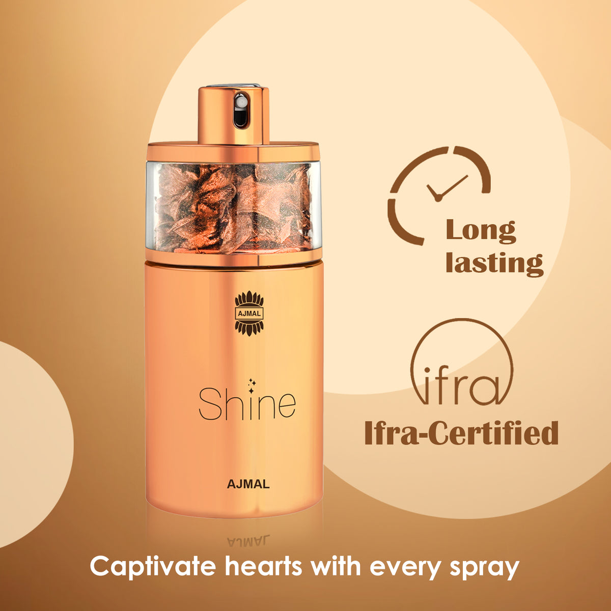 fruity floral fragrance ​- SHINE EDP Perfume 75ML for Women  from Ajmal Perfumes 