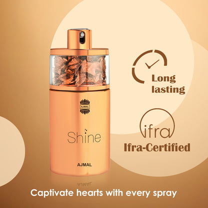 fruity floral fragrance ​- SHINE EDP Perfume 75ML for Women  from Ajmal Perfumes 