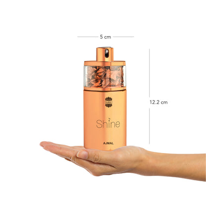 best refreshing perfumes for ladies - SHINE EDP Perfume 75ML for Women from Ajmal Perfumes