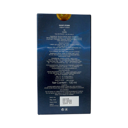 Ajmal Silent Storm Modern Masculine Perfume 100ml