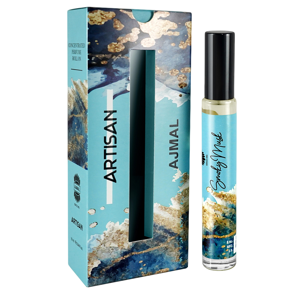 ARTISAN - SMOKY MUSK Non-Alcoholic Concentrated Perfume Long Lasting Attar For Unisex- 10 ML