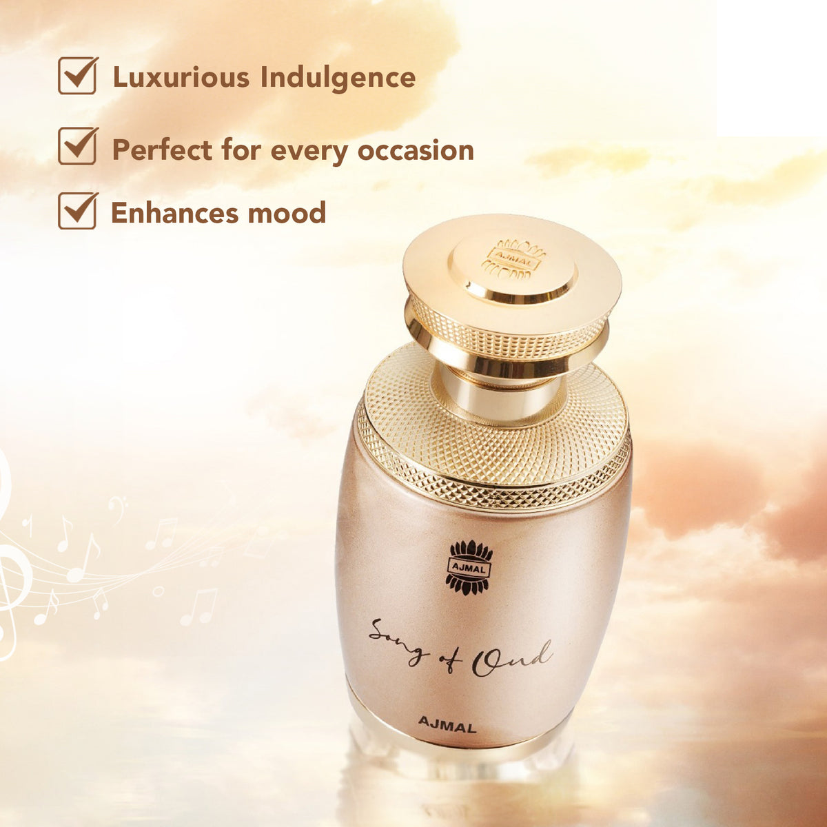 best citrus perfumes  - SONG OF OUD EDP Perfume 75ML for Unisex by Ajmal Perfumes