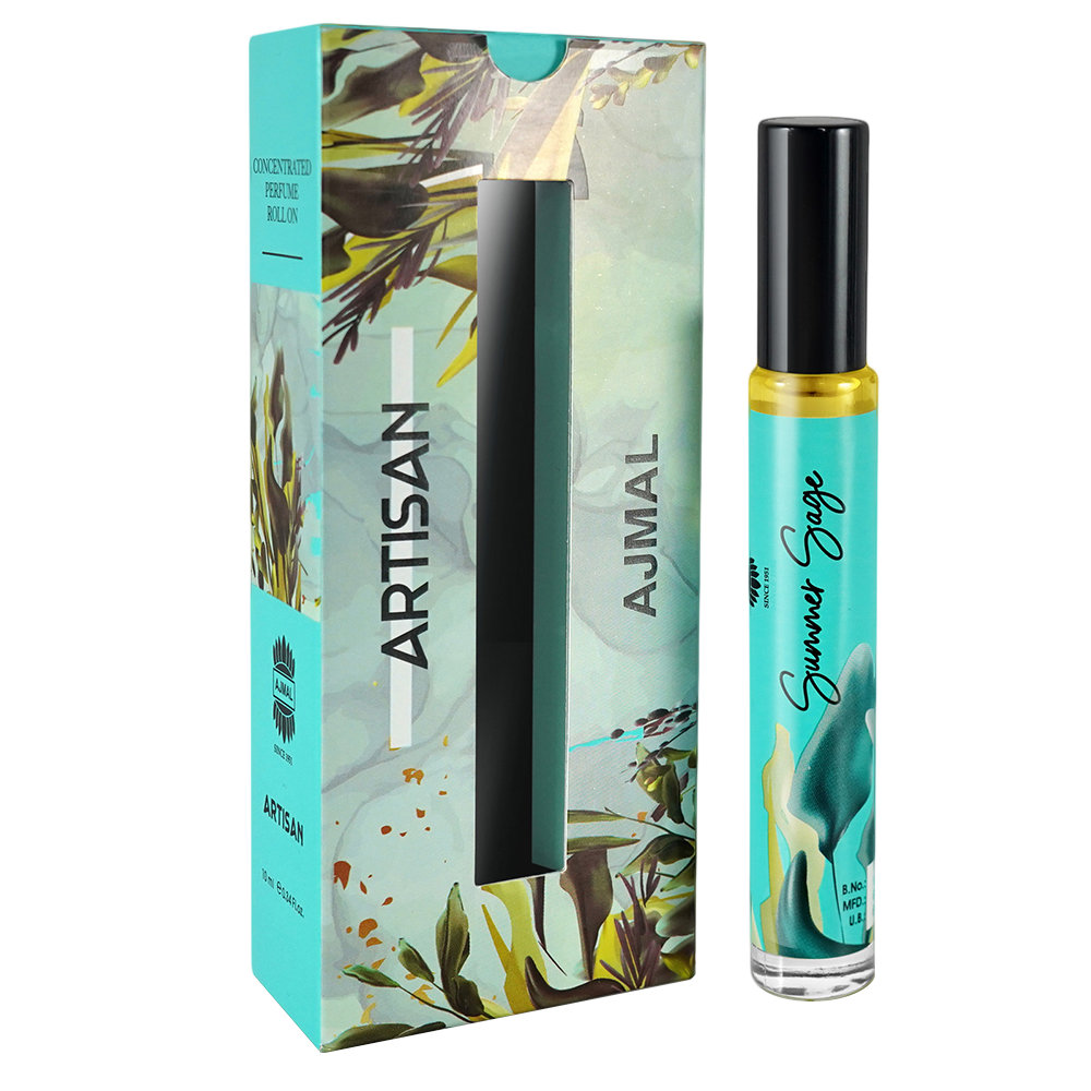 ARTISAN - SUMMER SAGE Non-Alcoholic Concentrated Perfume Long Lasting Attar For Unisex- 10 ML