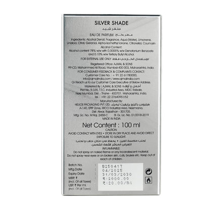 SILVER SHADE Perfume 100ML for Men