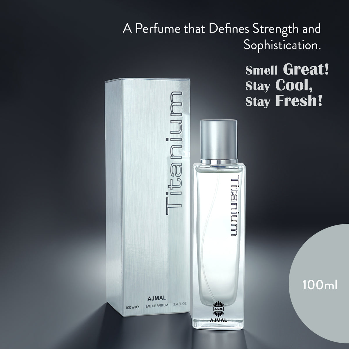 best citrus perfumes​ - TITANIUM EDP Perfume 100ML for Men from Ajmal Perfumes