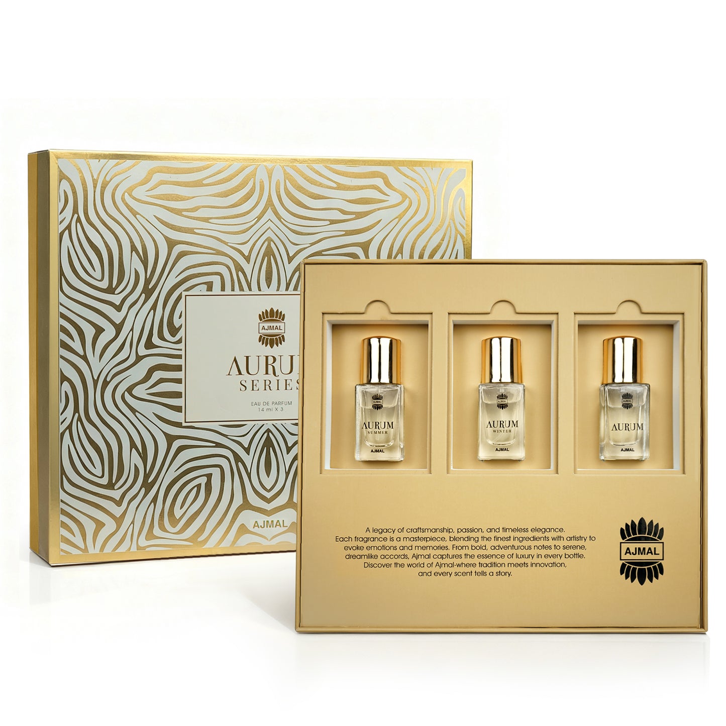 Aurum Series Perfume Giftset for Men & Women (42 ML)