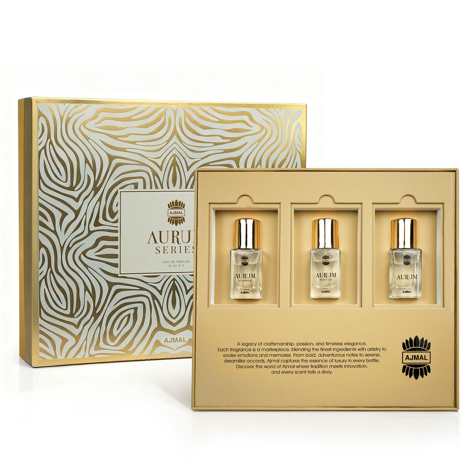 Aurum Series Perfume Giftset for Men & Women (42 ML)