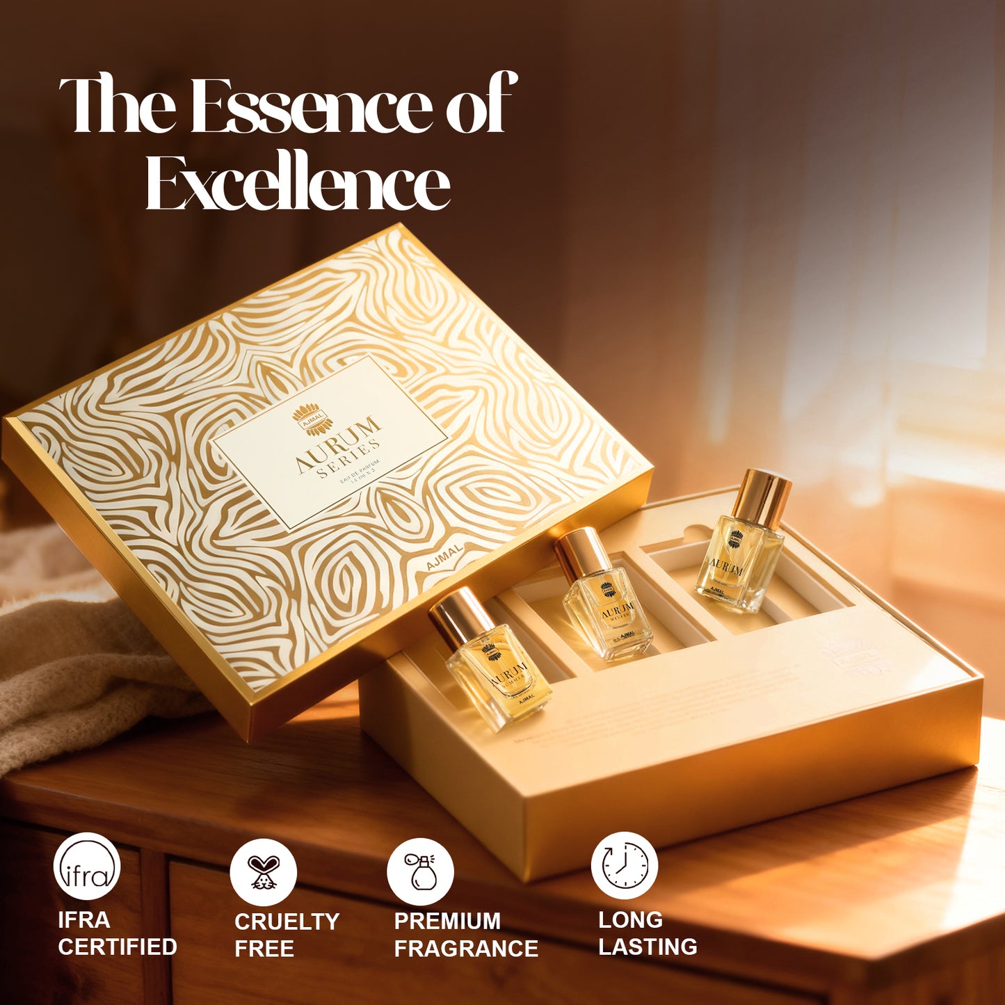 Aurum Series Perfume Giftset for Men & Women (42 ML)