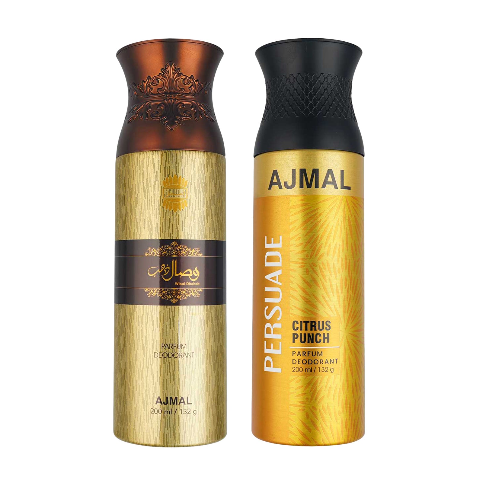 Wisal Dhahab Gift For Men and Persuade Gift For Unisex Deodorants each 200ML Combo pack of 2