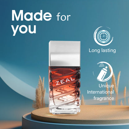 fresh citrus perfume  - ZEAL EDP Perfume 100ML for Men From Ajmal Perfumes